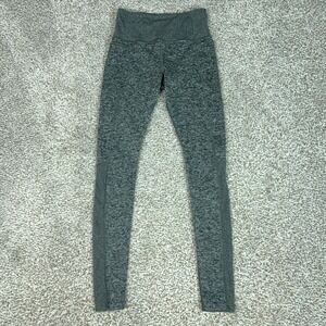 Athleta Leggings Womens Medium Gray Exhale Heel Tight Pants Yoga Gym Workout
